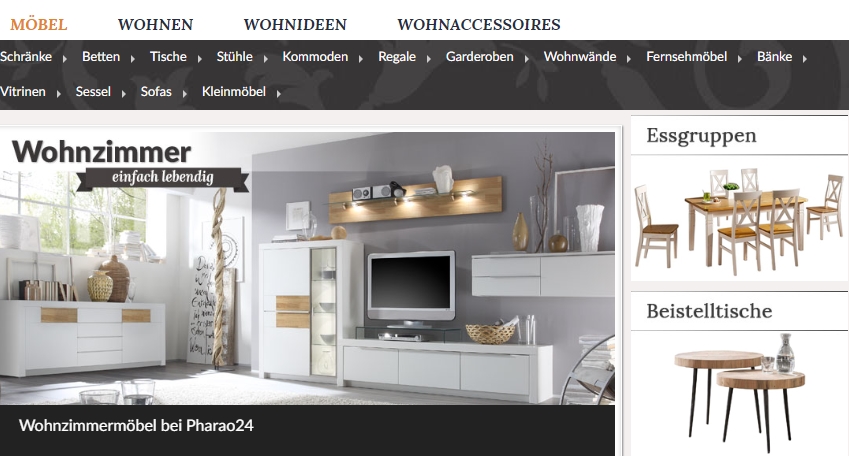 Der Möbel Onlineshop bietet für jeden Geschmack und jedes Budget die passenden Möbel an
