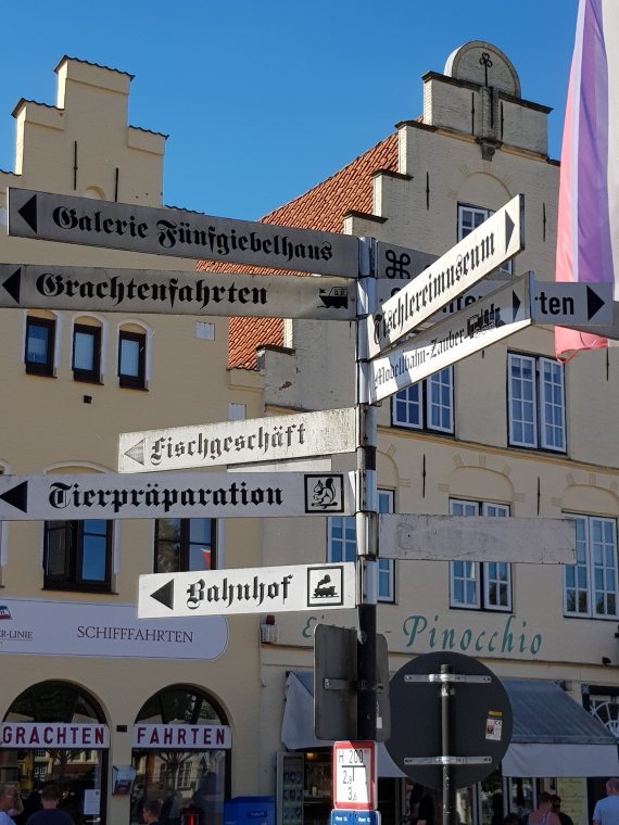 Tagesausflug und besuchten die Hollanderstadt Friedrichstadt
