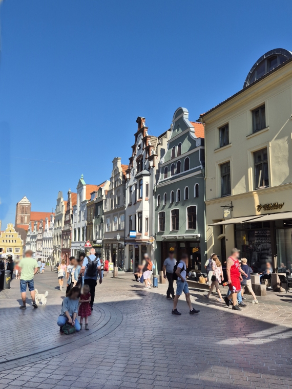 Hansestadt Wismar in Mecklenburg-Vorpommern an der Ostseeküste