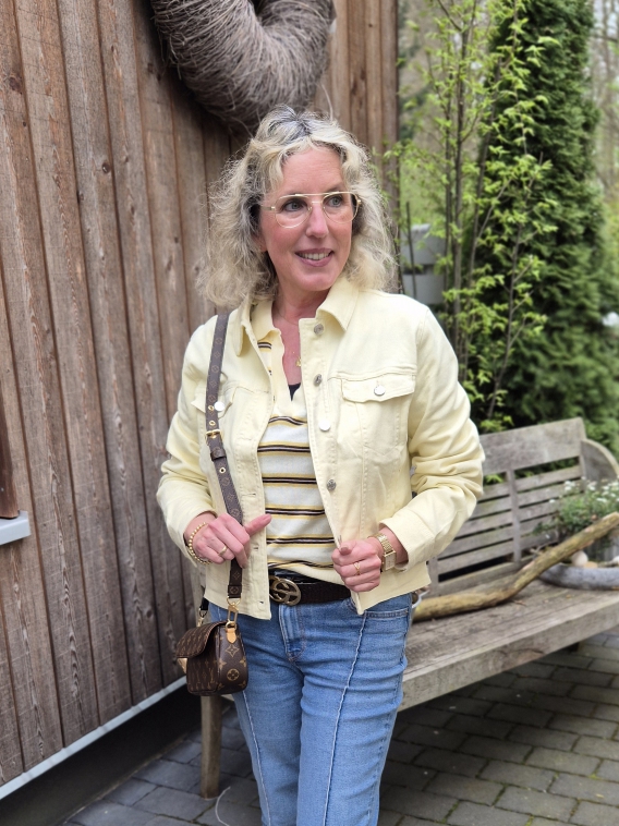 Jeansjacke Next Buttergelb 