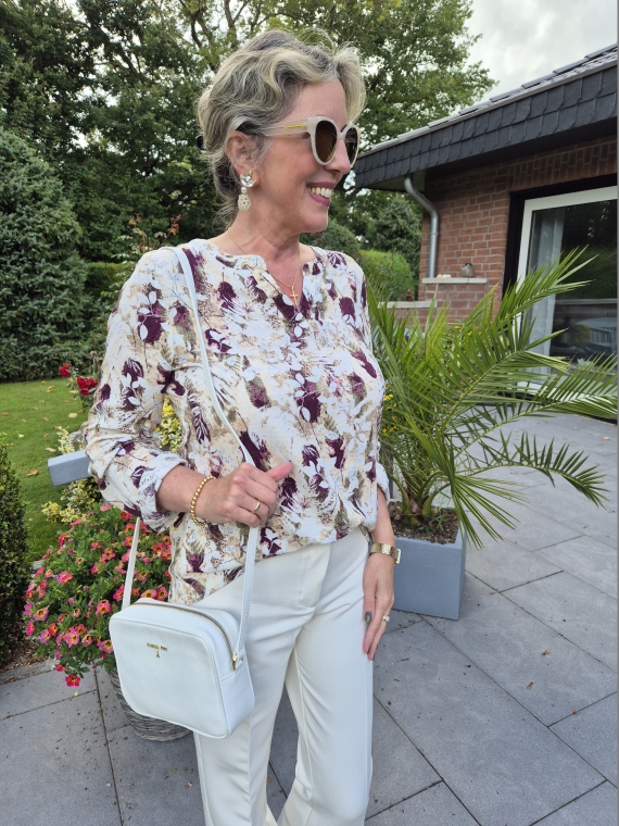 Gemusterte Bluse JEANS FRITZ