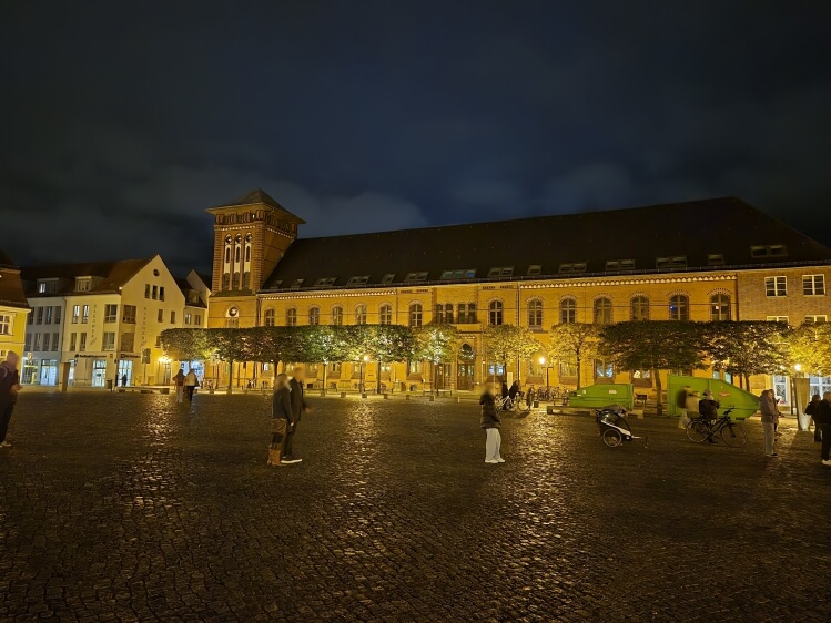 Greifswald bei Nacht