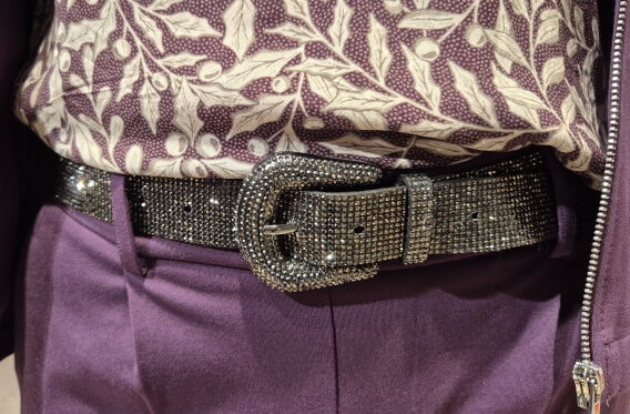 Glitzergürtel Weihnachtsoutfit