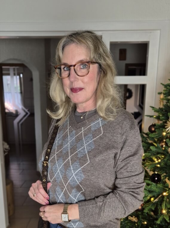 InStyle Trend-Piece der Woche Argyle Pullover 