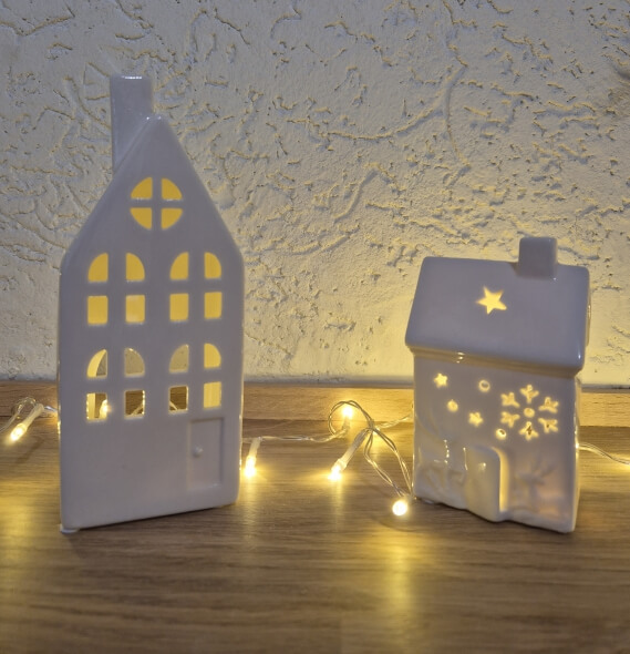 Weihnachten mit Lichterkette