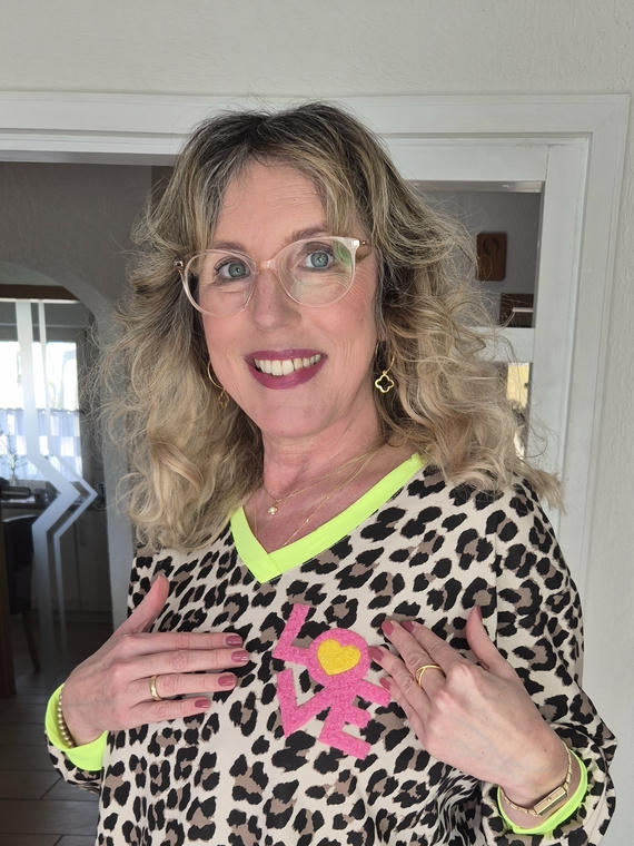 Leo-Sweatshirt Zwillingsherz Leo-Sweatshirt Zwillingsherz