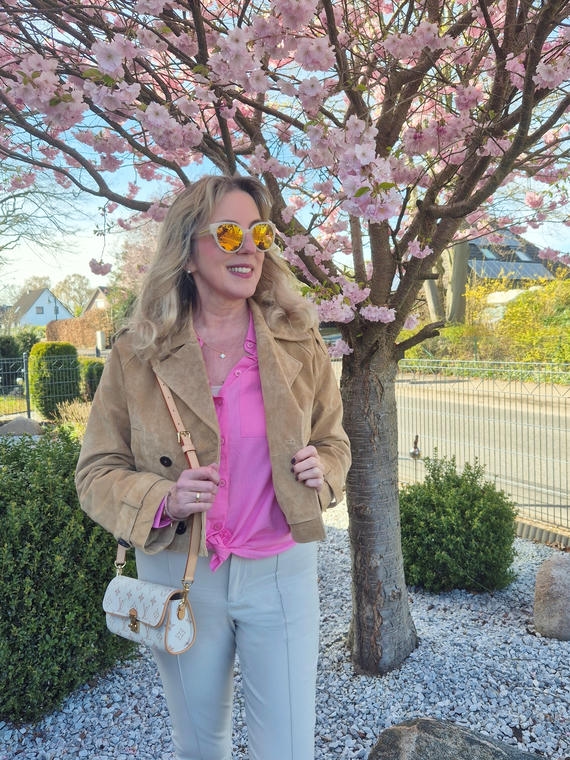 Japanische Nelkenkirsche in voller Blütenpracht Japanische Nelkenkirsche in voller Blütenpracht
