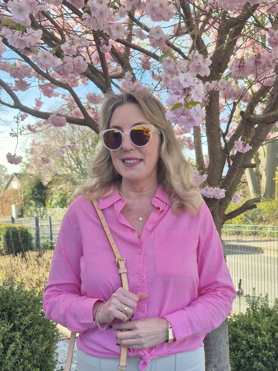 pinke Bluse von Takko pinke Bluse von Takko