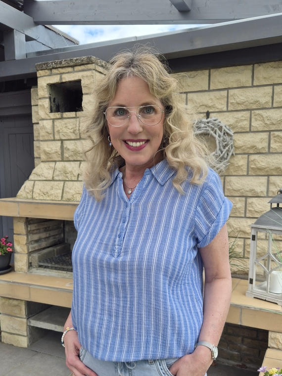 Gestreifte Musselin-Bluse JEANS FRITZ