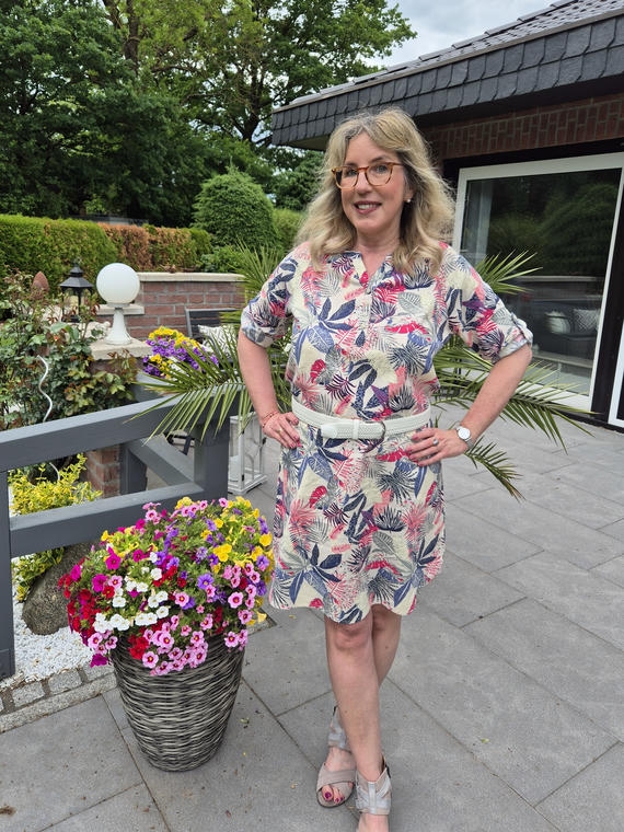 JEANS FRITZ Sommerkleid mit floralem Muster