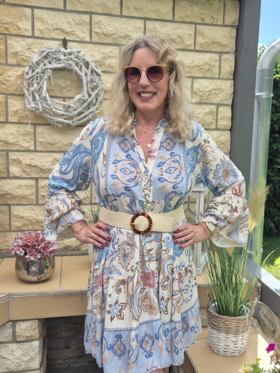 Sommerkleid mit Paisley-Muster von Zwillingsherz